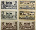 Bocholt 25, 50 Pfennig Lot von 3 verschiedenen Scheinen -