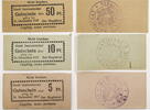 Santomischel (Zaniemysl) 5, 10, 50 Pfennig Lot von 3 verschiedenen Scheinen -