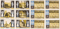 Schneeberg 6x50 Pfennig Komplette Serie von 6 Scheinen -
