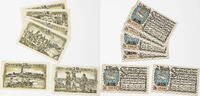 Strausberg 4x1/2, 1, 2 Mark Komplette Serie von 6 Scheinen -