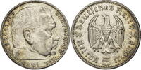 Drittes Reich 5 Reichsmark Hindenburg - Kursmünze (1935-1936) -
