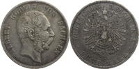 Kaiserreich, Sachsen 5 Mark Albert (1873-1902) - Kursmünze (1875-1889) -