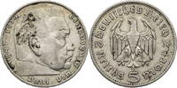 Drittes Reich 5 Reichsmark Hindenburg - Kursmünze (1935-1936) -