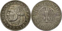 Drittes Reich 2 Reichsmark 450th Anniversary of Martin Luther -