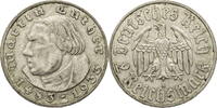 Drittes Reich 2 Reichsmark 450th Anniversary of Martin Luther -