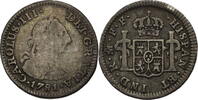 Mexiko 1/2 Real Karl III. (1759-1788) - Kursmünze (1785-1789) -