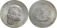 DDR 20 Mark 150th Anniversary of Birth of Friedrich Engels -