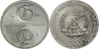 DDR 10 Mark Zum 500. Todestag von Johannes Gutenberg -
