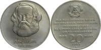 DDR 20 Mark Zum 100. Todestag von Karl Marx -