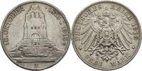 Kaiserreich, Sachsen 3 Mark Völkerschlachtdenkmal -