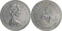 Kanada 1 Dollar Elisabeth II. (1952-2022) – 100 Jahre Calgary - Rodeoreiter -