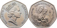 Gibraltar 50 Pence Christmas -
