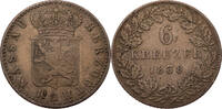 Nassau, Herzogtum 6 Kreuzer Wilhelm (1816-1839) - Kursmünze (1838-1839) -