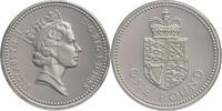 Großbritannien 1 Pound Elizabeth II. (1952-2022) - Piefort (1987-1992) -
