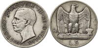 Italien 5 Lire Vittorio Emanuele III. (1900-1946) -