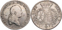 Sachsen, Albertinische Linie 2/3 Taler (Gulden) Friedrich August III./I. (1763-1827) -
