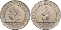 Weimarer Republik 3 Reichsmark Zum 10. Jahrestag der Weimarer Reichsverfassung (Schwurhand) -