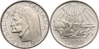 Italien 500 Lire 700th Anniversary of the birth of Dante Alighieri -