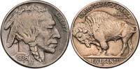 USA 5 Cents Buffalo Nickel - Kursmünze (1913-1938) -