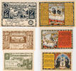 Helmarshausen an der Diemel 50 Pfennig, 1 Mark, 2 Mark Komplette Serie von 3 Scheinen -