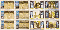 Schneeberg 6x50 Pfennig Komplette Serie von 6 Scheinen -