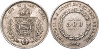 Brasilien 500 Reis Pedro II. (1831-1889) - Kursmünze (1853-1867) -