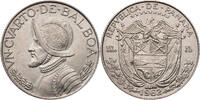 Panama 1/4 Balboa Kursmünze (1930-1962) -