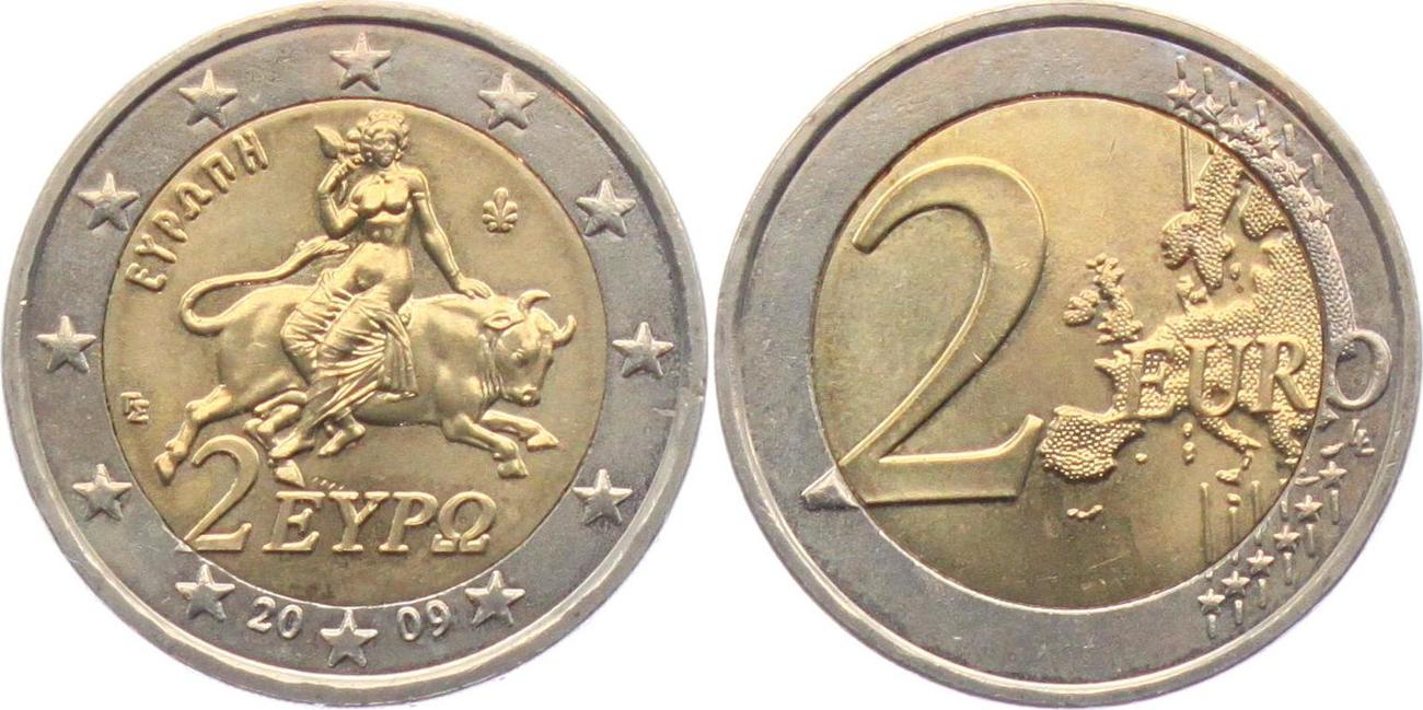 1 2 европы. 2 Euro. Греция 2 евро 2009. Греческий евро. 2 Евро монета Grecia.