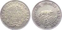 Anhalt - Bernburg 1/6 Taler Alexander Carl (1834 - 1863) - Bär -