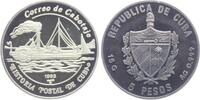 Kuba 5 Pesos Schiffe - Raddampfer - Historische Postgeschichte -