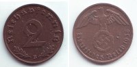 Drittes Reich 2 Reichspfennig 2 Reichspfennig -