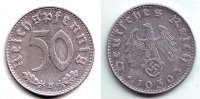 Drittes Reich 50 Reichspfennig 50 Reichspfennig -