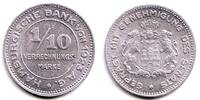 Hamburg 1/10 Verrechnungsmarke Notgeld - 1/10 Verrechnungsmarke der Hamburgischen Bank -