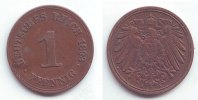 Kaiserreich 1 Pfennig 1 Pfennig - großer Adler -
