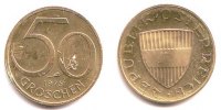 Österreich 50 Groschen Kursmünze -