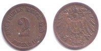 Kaiserreich 2 Pfennig 2 Pfennig - großer Adler -