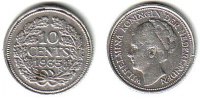 Niederlande 10 Cent Wilhelmina (1890 - 1948) -