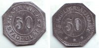 50 Pfennig ohne Angabe Haynau Privates Notgeld - Haynau - Haynauer Stadtblatt (Tageszeitung) ss-vz