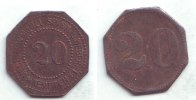 Kempten 20 Pfennig Privates Notgeld - Kempten - Mech. Baumwollspinnerei -