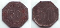 Kempten 50 Pfennig Privates Notgeld - Kempten - Mech. Baumwollspinnerei -