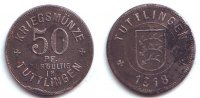 Tuttlingen 50 Pfennig Notgeld der Stadt Tuttlingen - 50 Pfennig -