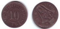 Trier 10 Pfennig Notgeld der Stadt Trier - 10 Pfennig - Stempeldrehung -