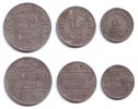 3 Werte (5-50 Pfennig) 1918 Waldsee Notgeld - Waldsee - 5, 10, 50 Pfennig ss-vz leicht fleckig