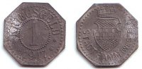 1 Pfennig 1917 Hamm Notgeld - Stadt Hamm  vz oxi.