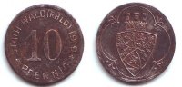 Wald 10 Pfennig Notgeld - Stadt Wald -