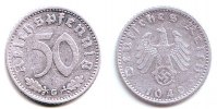 Drittes Reich 50 Reichspfennig 50 Reichspfennig -