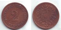 Kaiserreich 2 Pfennig 2 Pfennig - kleiner Adler -