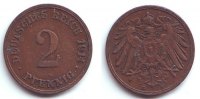 Kaiserreich 2 Pfennig 2 Pfennig - großer Adler -