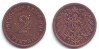 Kaiserreich 2 Pfennig 2 Pfennig - großer Adler -
