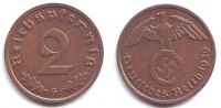 Drittes Reich 2 Reichspfennig 2 Reichspfennig -